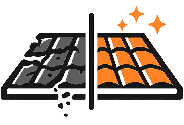House Roof Inspection Graphic
