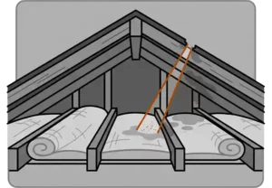 Inspection Process Attic Interior View